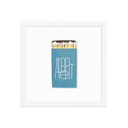 Matchbook Graphic Framed Print — alternate view or variant option