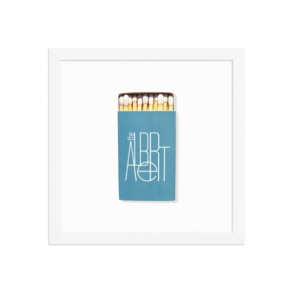 Matchbook Graphic Framed Print — alternate view or variant option