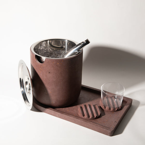 Sumac Terrazzo Concrete Bar Tray