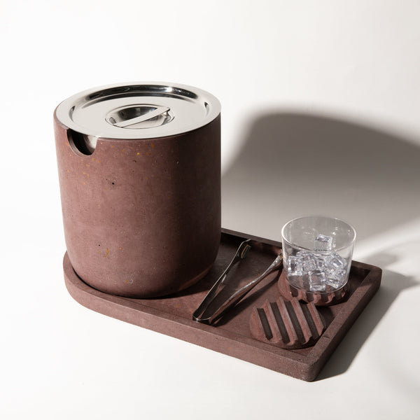 Sumac Terrazzo Concrete Bar Tray