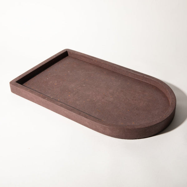 Sumac Terrazzo Concrete Bar Tray