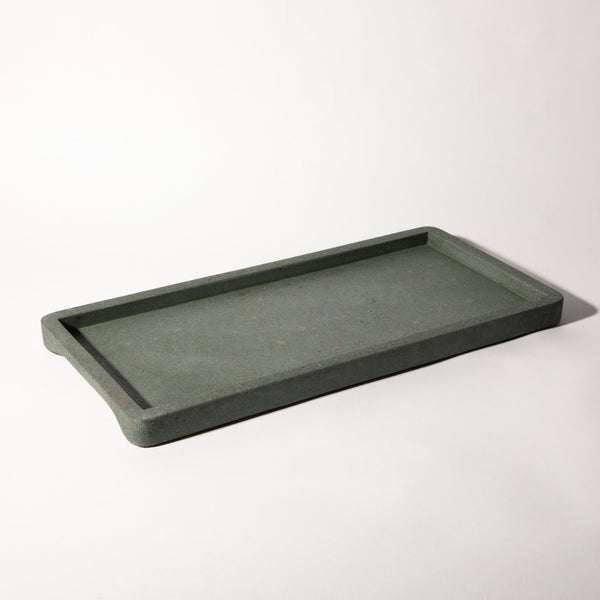 Dark Green Terrazzo Concrete Amenity Tray