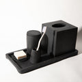 Black Terrazzo Concrete Amenity Tray