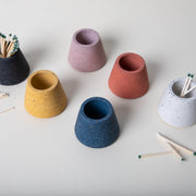 Black Terrazzo Concrete Matchstick Holder