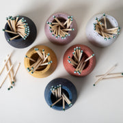 Black Terrazzo Concrete Matchstick Holder