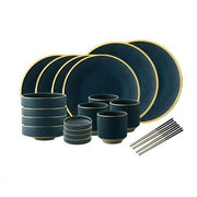 Matte Porcelain Dinnerware Set — alternate angle showing full form