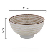 Under-Glazed Porcelain Serving Bowl — alternate angle showing full form