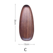 Oval Wood Serving Board Set — styled in a complete room vignette