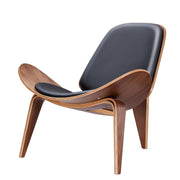 Vegan Leather Shell Lounge Chair — packaging and unboxing view