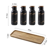 Marble-Print Ceramic Spice Jar Set — additional product view 14