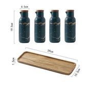 Marble-Print Ceramic Spice Jar Set — additional product view 13