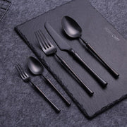 Matte Stainless Flatware Set 24-Piece — alternate view or variant option
