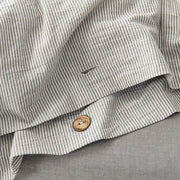 Stone-Washed Stripe Cotton Duvet Set