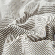 Stone-Washed Stripe Cotton Duvet Set