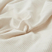 Stone-Washed Stripe Cotton Duvet Set
