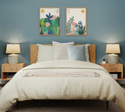 Botanical Garden Framed Canvas Art Set
