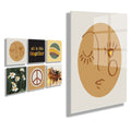 Retro Bohemian Acrylic Wall Art Set