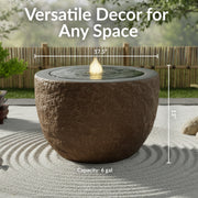 Polystone Outdoor Bubble Fountain