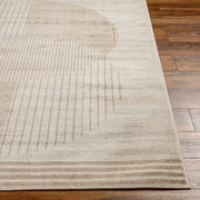Geometric Nutmeg Cream Area Rug