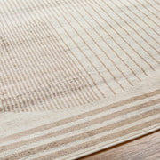 Geometric Nutmeg Cream Area Rug