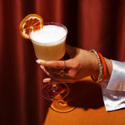 Angled Crystal Cocktail Glass Set
