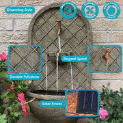 Polystone Outdoor Wall Fountain