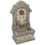 Mosaic Polyresin Outdoor Wall Fountain
