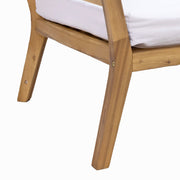 Acacia Wood Outdoor Conversation Set