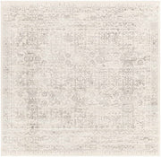Distressed Medallion Cream Area Rug