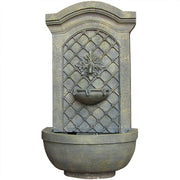 Rosette Leaf Outdoor Wall Fountain