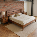 Acacia Wood Slat Bed Frame