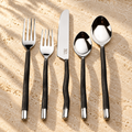 Wavy Handle Stainless Steel Flatware Set