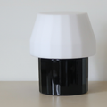 Frosted Glass Ribbed Table Lamp