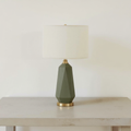 Lighting, Table Lamp, Green Ceramic, Contemporary - Green