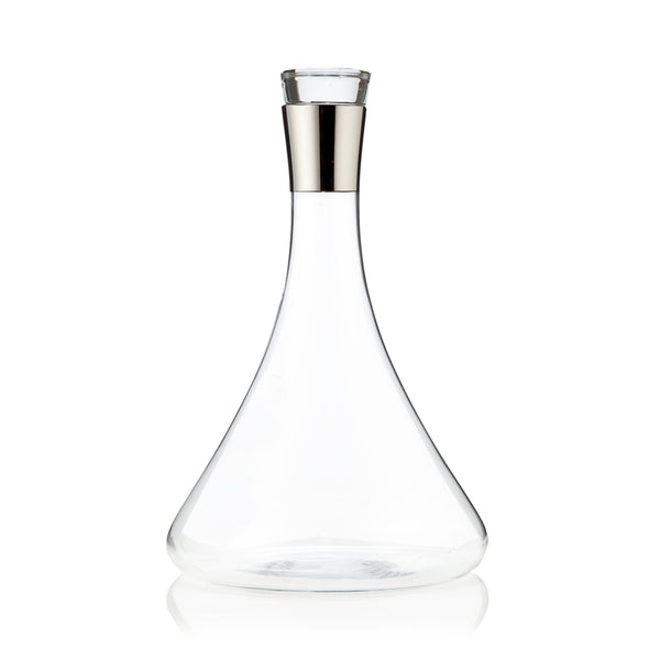 Clear Irving decanter, tapered