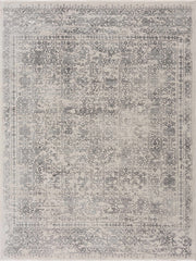 Distressed Medallion Cream Area Rug