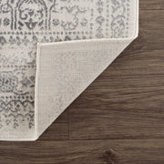 Distressed Medallion Cream Area Rug