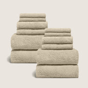 Dense-Loop Cotton Bath Towel Set