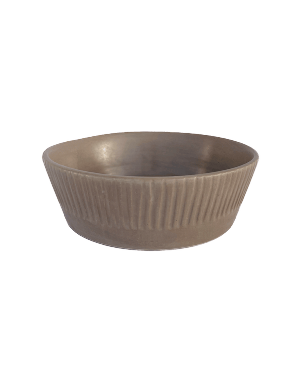 Ridged Stoneware Oversized Serving Bowl – serving bowls | Roost & Roam