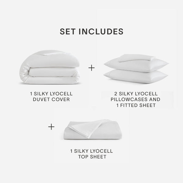 Lyocell Bedding Complete Set – bundle (view 3) | Roost & Roam