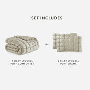 Lyocell Puff Comforter and Sham Set – bundle (view 33) | Roost & Roam