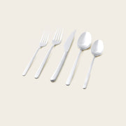 Mirror-Polish Stainless Steel Flatware Set