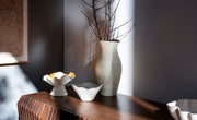 Twisted Unglazed Ceramic Vase
