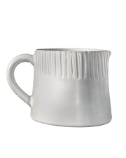 Hand-Carved Ceramic Serving Pitcher
