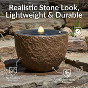 Polystone Outdoor Bubble Fountain