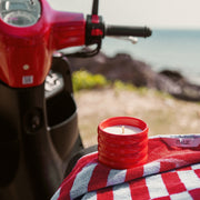 Ridged Ceramic Soy Candle