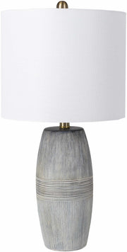 Ribbed Ceramic Table Lamp