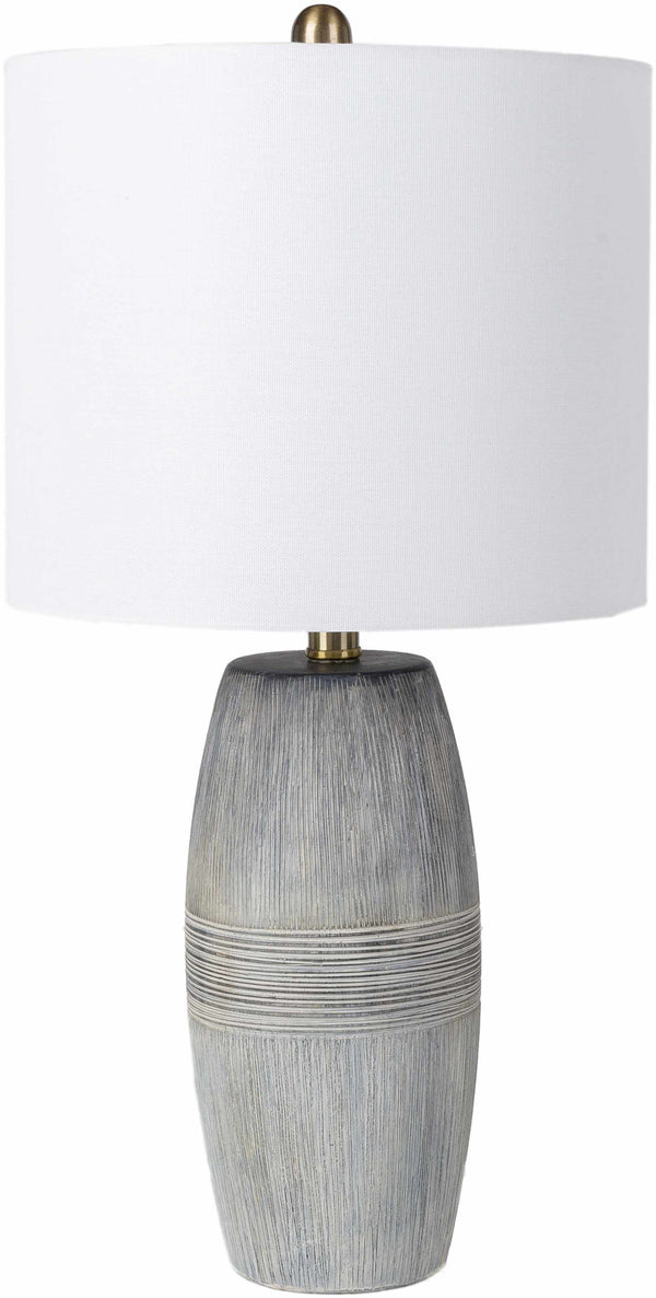 Ribbed Ceramic Table Lamp