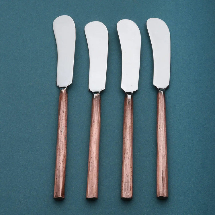 Copper-Handle Stainless Spreader Set