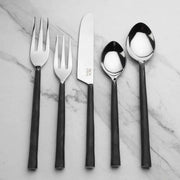 Textured Handle Stainless Flatware Set